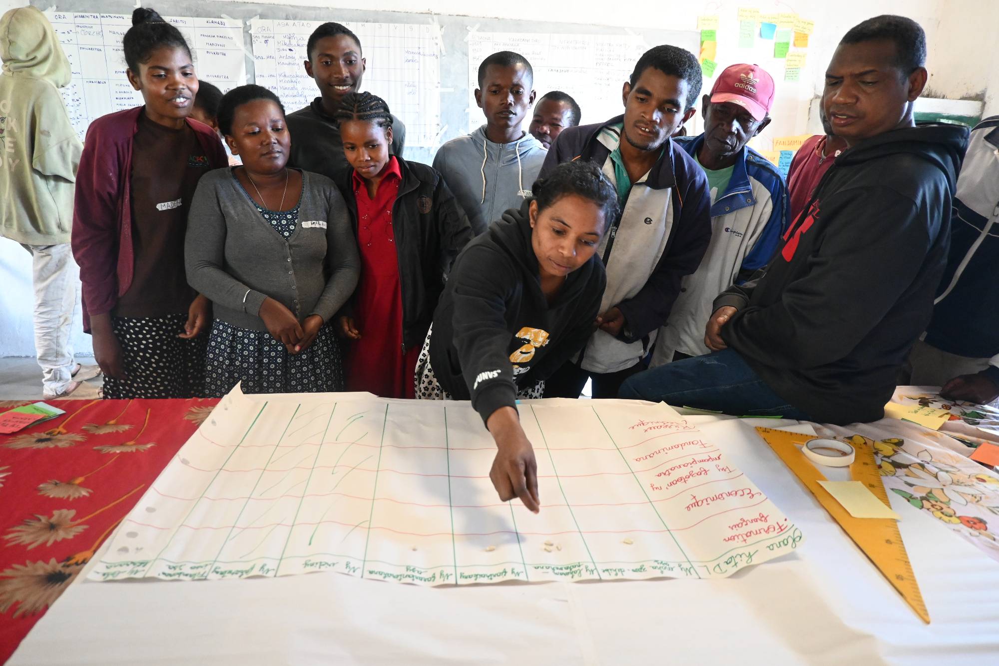 Participants voting for the priority of problems..JPG