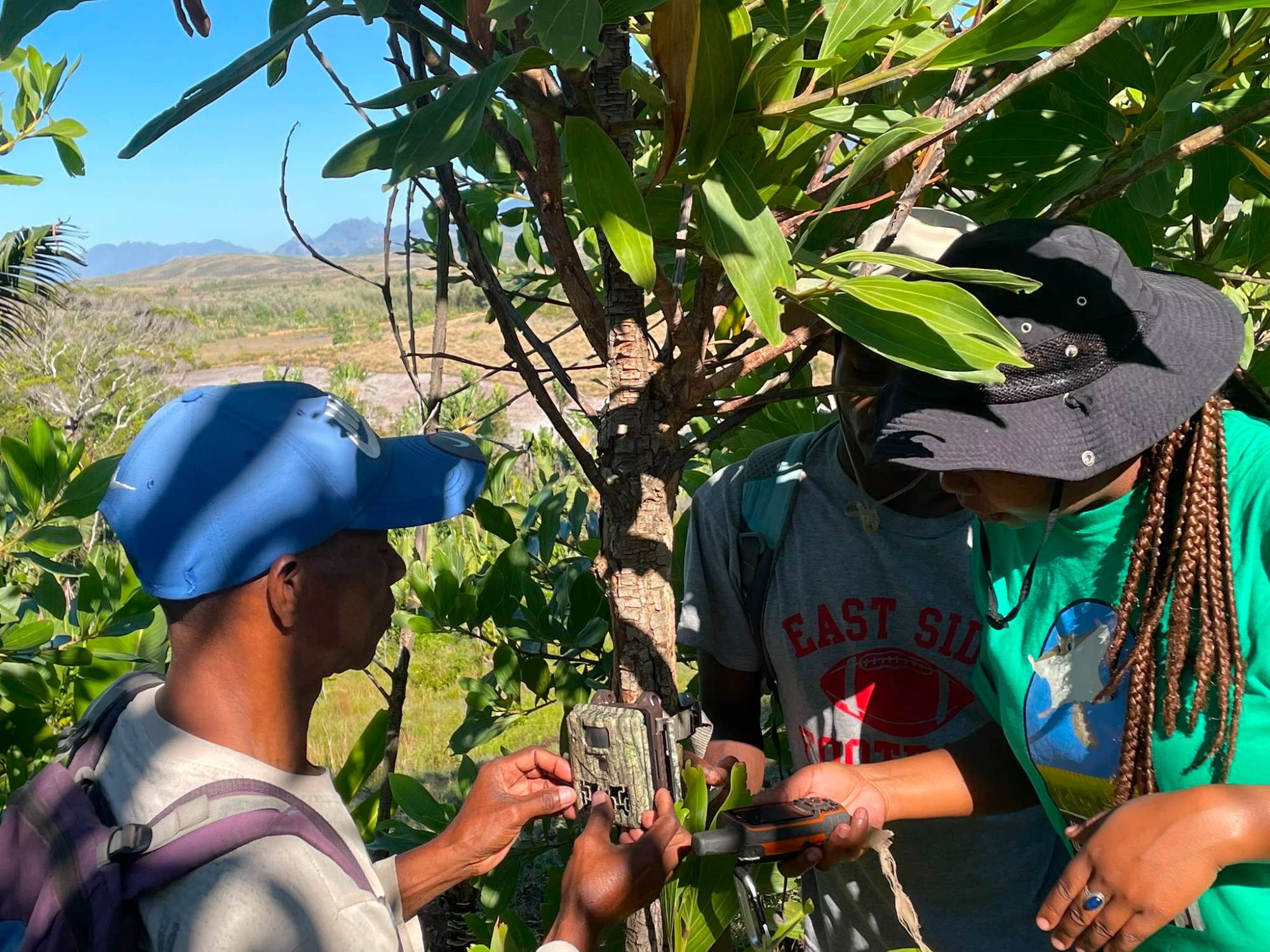 SCRP Team collecting data