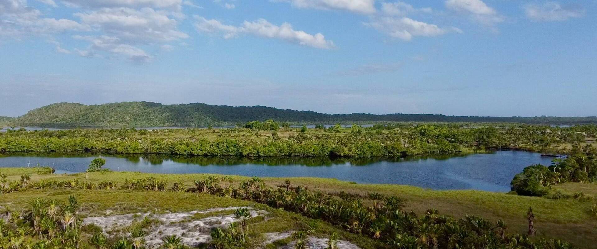 Rainforest in Sainte Luce surrounded by lakes and mountains